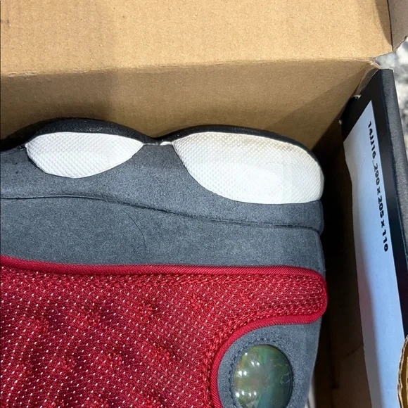 Jordan Kids Sneakers in Red and White - Picture 14 of 16